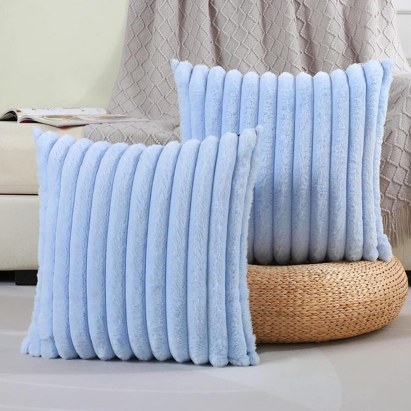 Capa de Almofada Pelúcia Wave Yon - 40x40