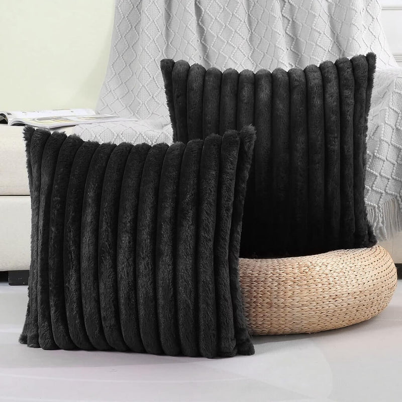 Capa de Almofada Pelúcia Wave Yon - 40x40