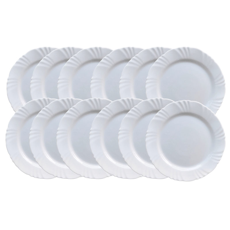 Pratos Rasos Opaline Nadir 12 Unidades 25cm